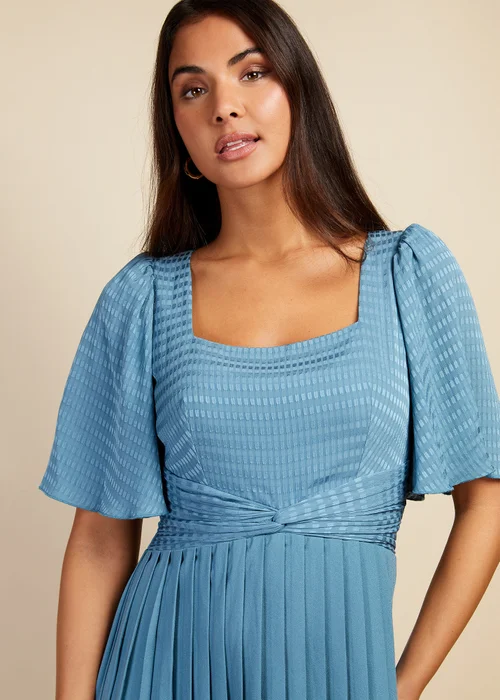 Little Mistress Check and Pleated Hem Midi - 8 Image 4