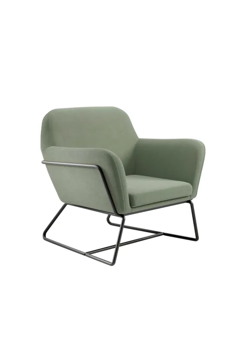 LPD Furniture Charles Armchair Sage (765x660x755mm) - No Size Image 3