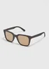Grey Wayfarer Sunglasses Image 1