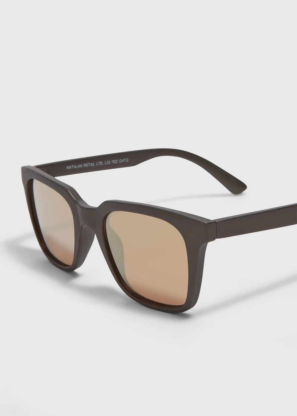 Grey Wayfarer Sunglasses Image 2