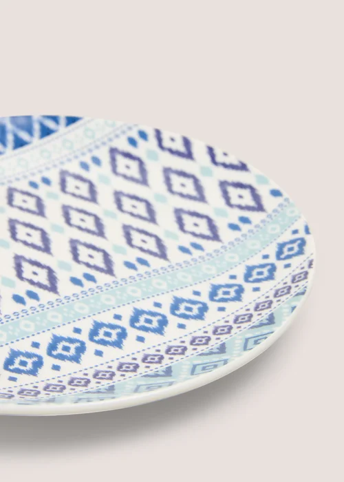 Indigo Geo Design Side Plate (19cm) Image 2