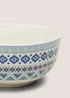 Indigo Geo Design Bowl Image 2
