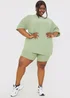 In The Style Sage Ribbed Oversized T-Shirt - Size 8 Image 8