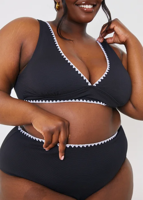 In the Style Jac Jossa Black Trim Bkini Top - 24 Image 8