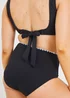 In the Style Jac Jossa Black Trim High Waisted Bkini Bottoms - Size 8 Image 5