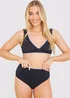 In the Style Jac Jossa Black Trim High Waisted Bkini Bottoms - Size 8 Image 3