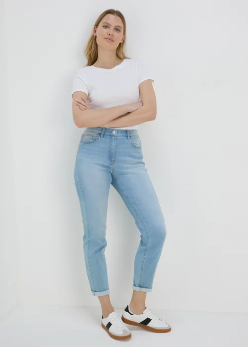 Light Wash Jolie Relaxed Fit Jeans - 8 Image 1