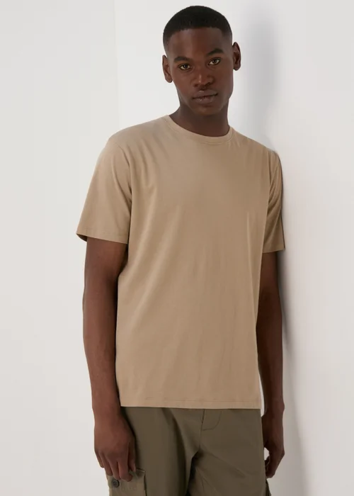 3 Pack Plain Neutral T-Shirts - S Image 1