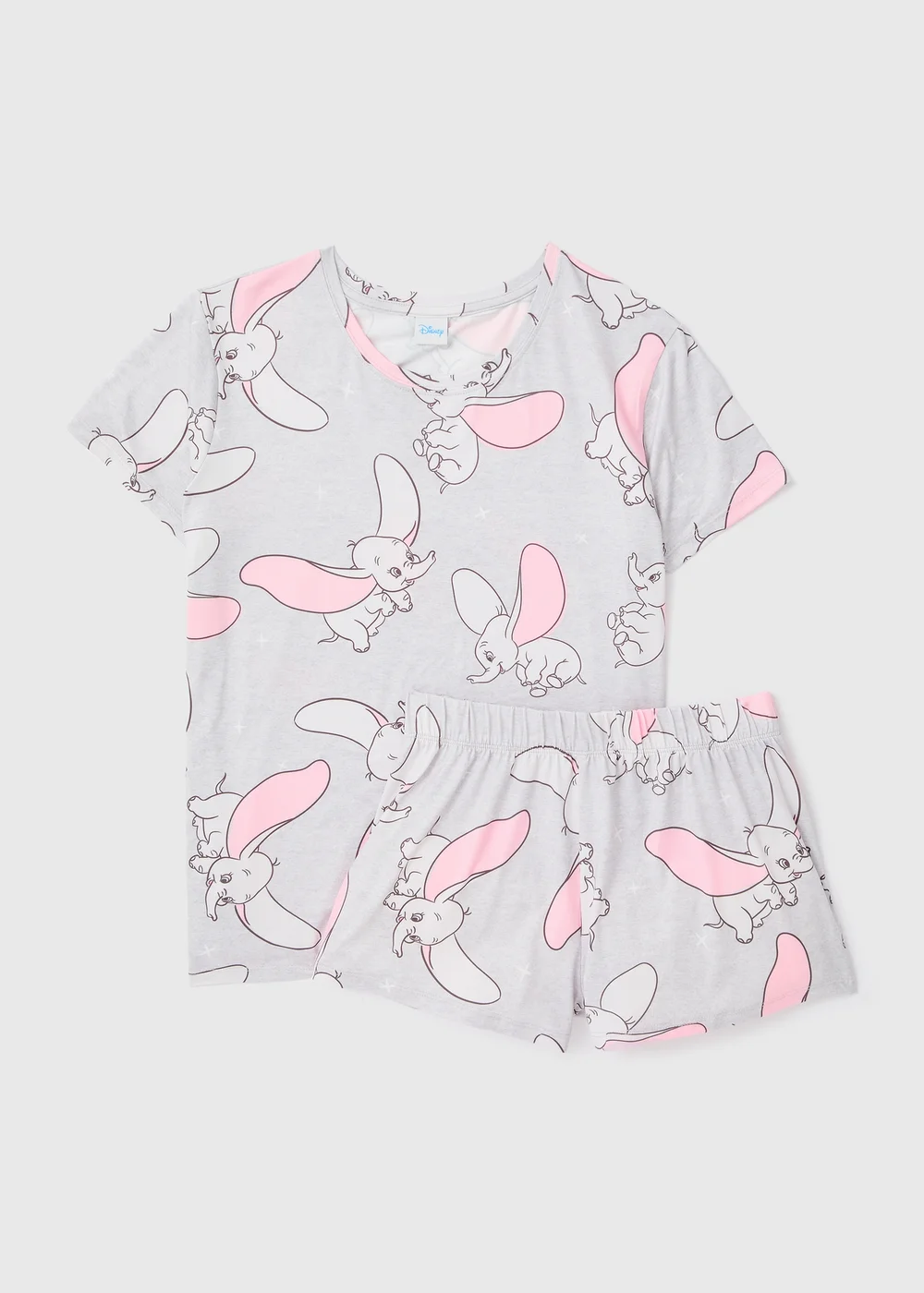 Disney Grey Dumbo Pyjama Set - Extra small Image 4