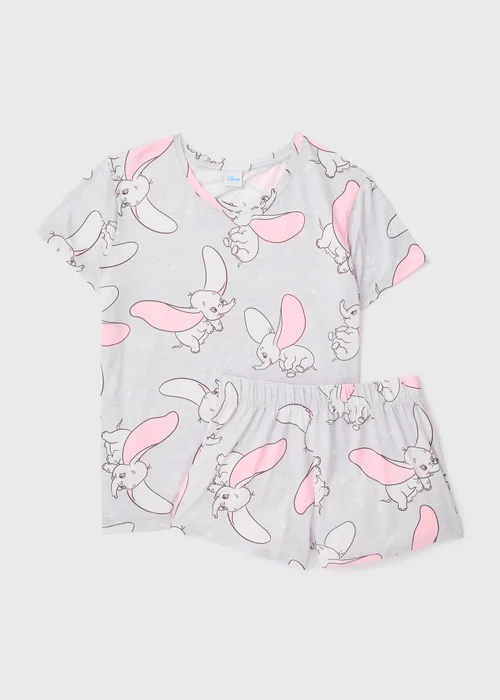 Disney Grey Dumbo Pyjama Set - Extra small Image 4
