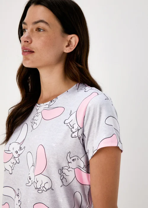Disney Grey Dumbo Pyjama Set - Extra small Image 3