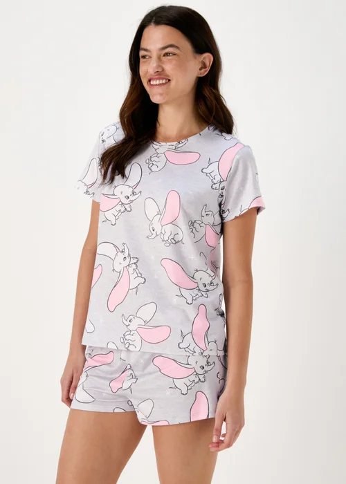 Disney Grey Dumbo Pyjama Set - Extra small Image 1