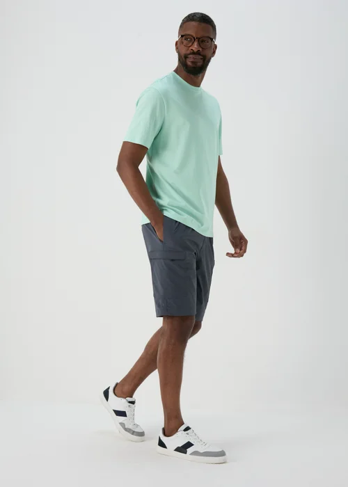 3 Pack Pink/Blue & Green Plain T-Shirt - S Image 5