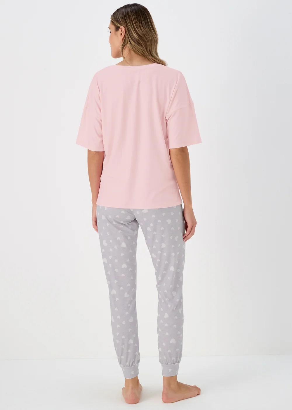 Pink & Grey Best Mum Pyjama Set - Extra small Image 2
