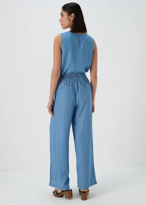 Mid Wash Wide Leg Co Ord Trousers - 8 Image 2