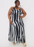 In the Style Jac Jossa Black Print Cut Out Maxi Dress - 8 Image 2