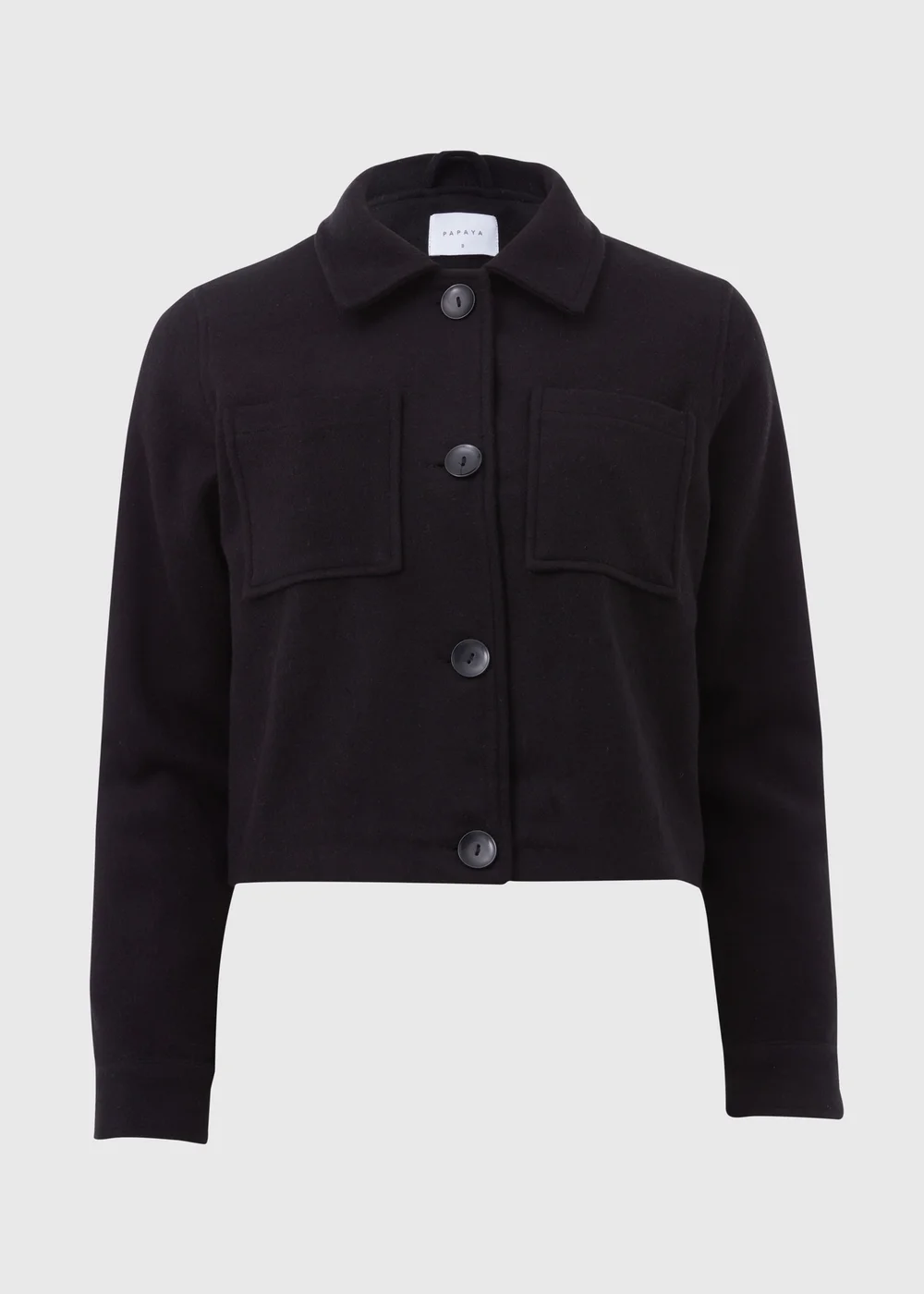 Black Pocket Detail Jacket - 8 Image 5