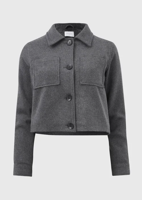 Grey Pocket Detail Jacket - 8 Image 5