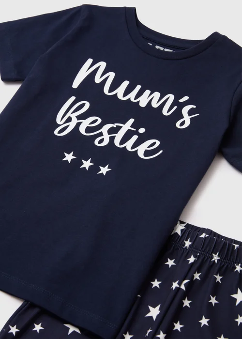 Kids Navy Mother’s Day Pyjama Set (18mths-3yrs) - Age 18 - 23 Months Image 2