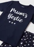 Kids Navy Mother’s Day Pyjama Set (18mths-3yrs) - Age 18 - 23 Months Image 2
