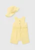 Baby Lemon Double Cloth Romper (Newborn-18mths) - Newborn Image 1