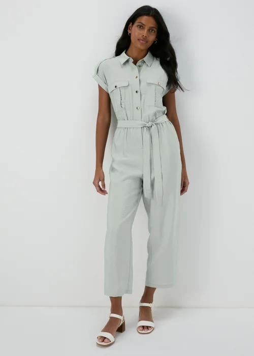 Et Vous Sage Utility Airflow Jumpsuit - 8 Image 4