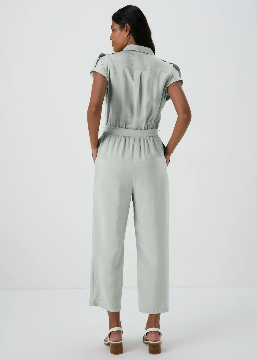 Et Vous Sage Utility Airflow Jumpsuit - 8 Image 2