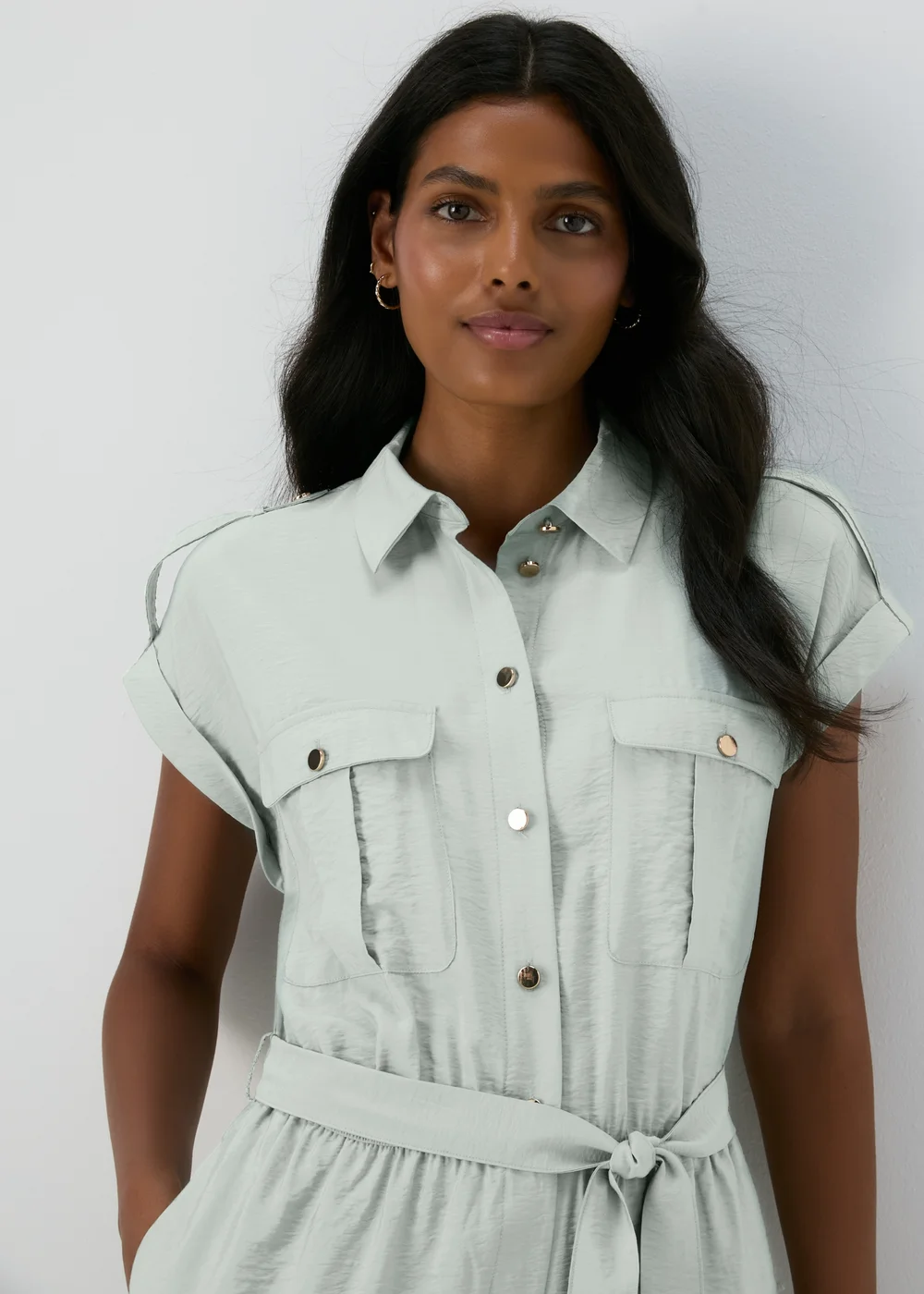 Et Vous Sage Utility Airflow Jumpsuit - 8 Image 3