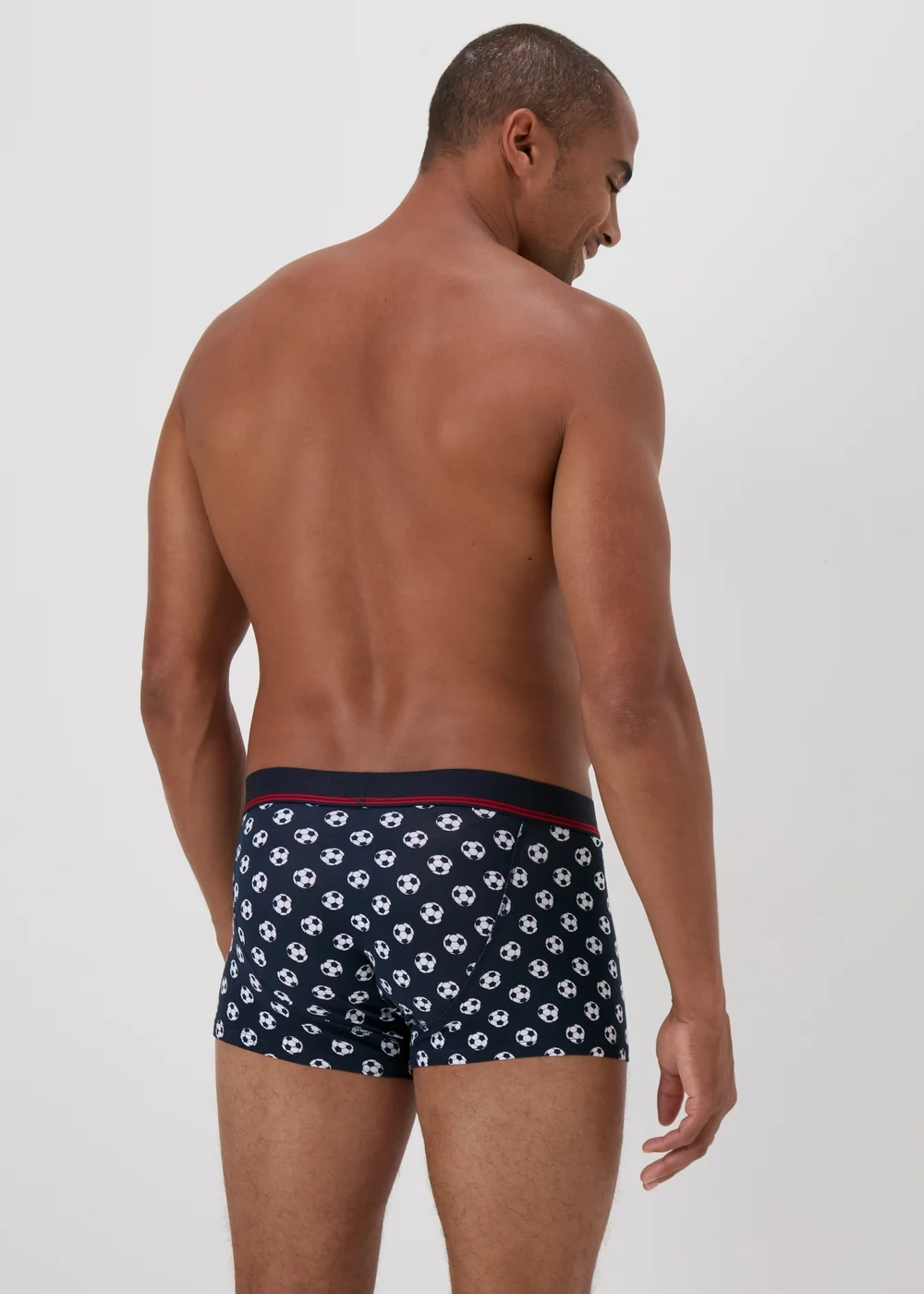 3 Pack Multicolour Football Boxers - XS Image 3