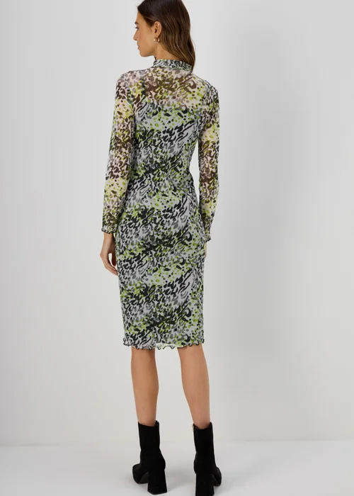 Multicolour Mesh Column Midi Dress - 8 Image 2