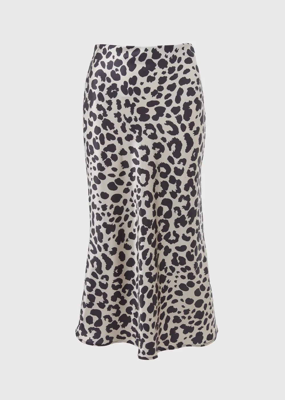 Printed Satin Midi Skirt - 8 Image 5