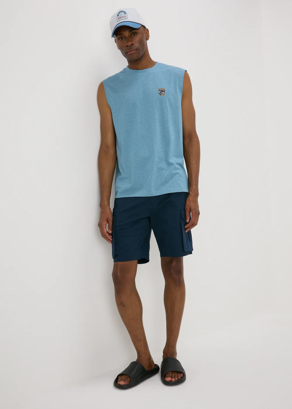 Blue Badge Vest Top - Small Image 4