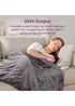 Carmen Fleece Luxury Electric Heated Throw and Over Blanket Grey - No Size Image 3