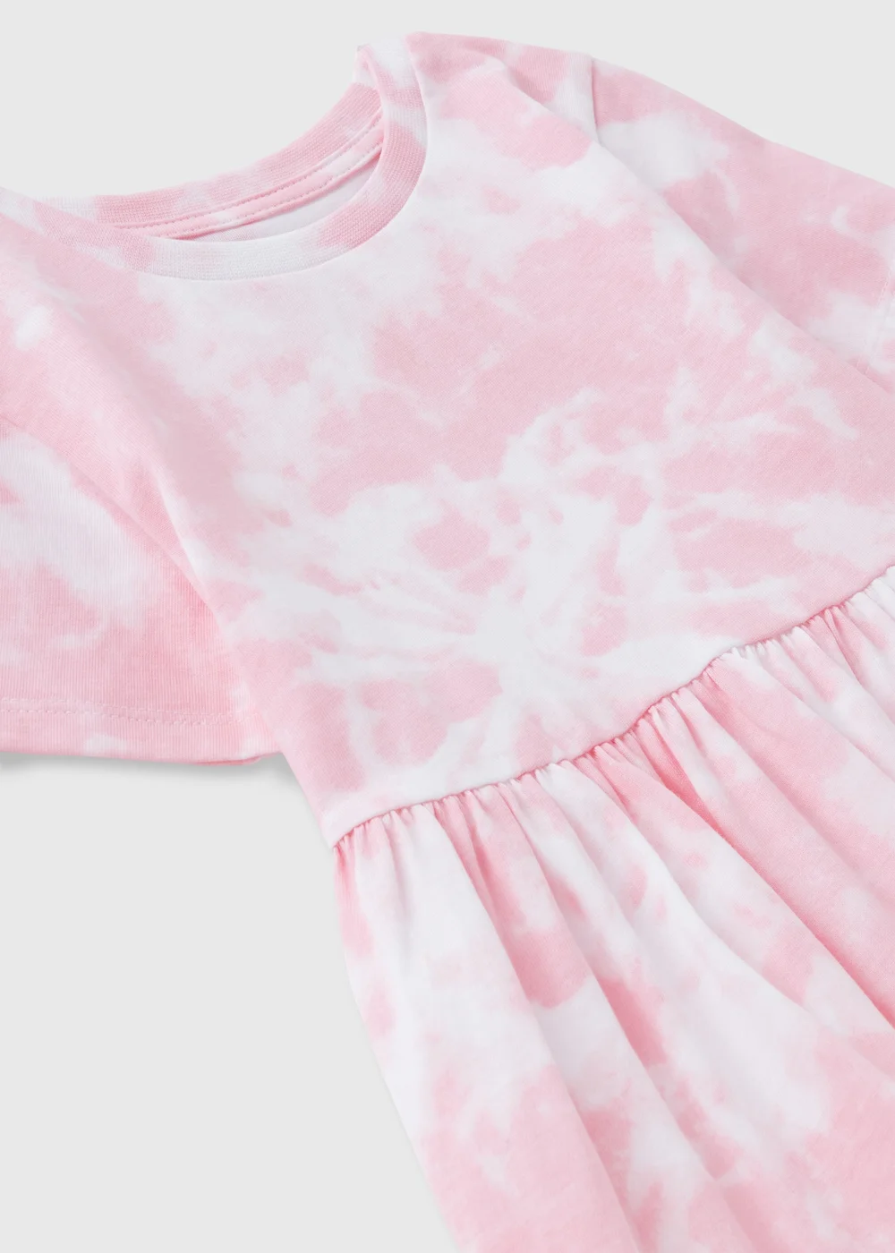 Girls Pink Tie Dye Dress (1-7yrs) - 1-1.5 Yrs Image 2