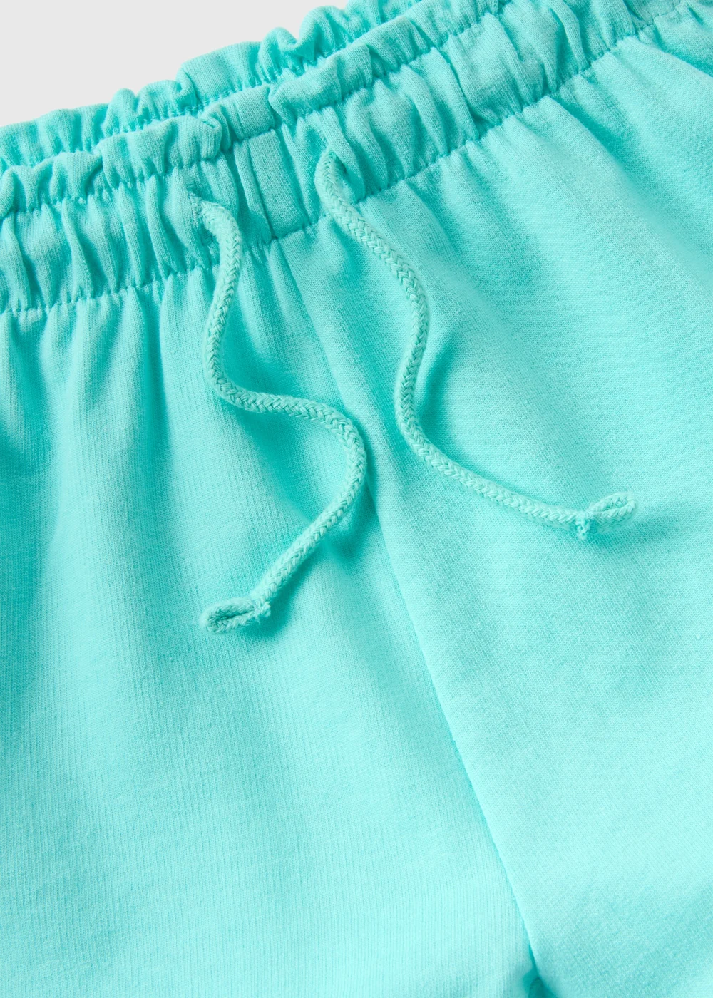 Girls Blue Aqua Sweat Shorts (1-7yrs) - 1 half year to 2 Image 2