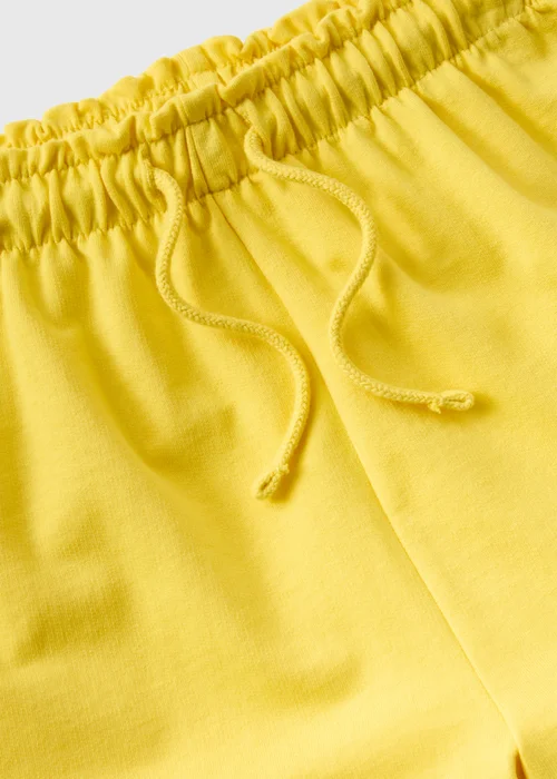 Girls Yellow Sweat Shorts (1-7yrs) - 1 to 1 half years Image 2
