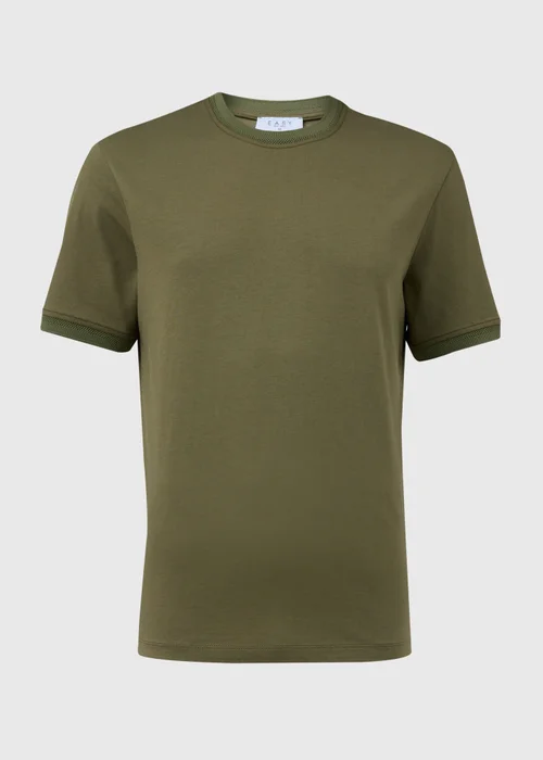 Khaki Trim T-Shirt - S Image 5
