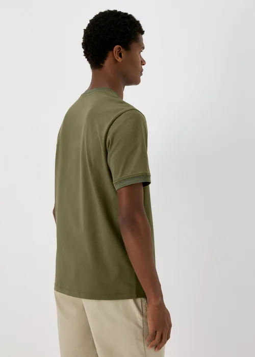 Khaki Trim T-Shirt - S Image 2