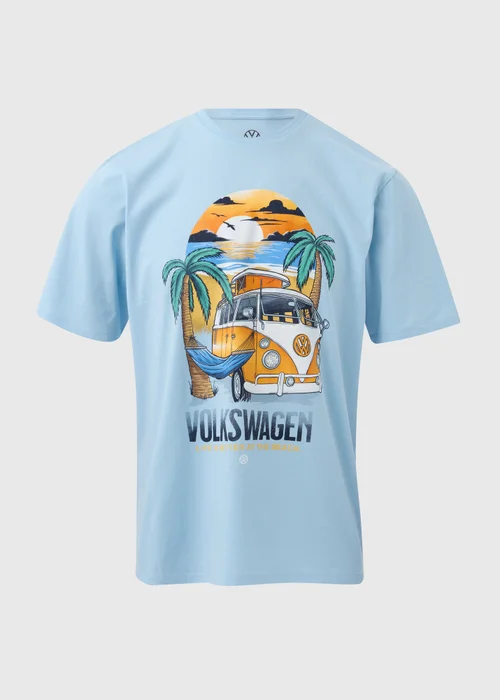 Blue Campervan T-Shirt - S Image 5
