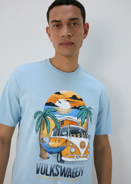 Blue Campervan T-Shirt - S Image 3
