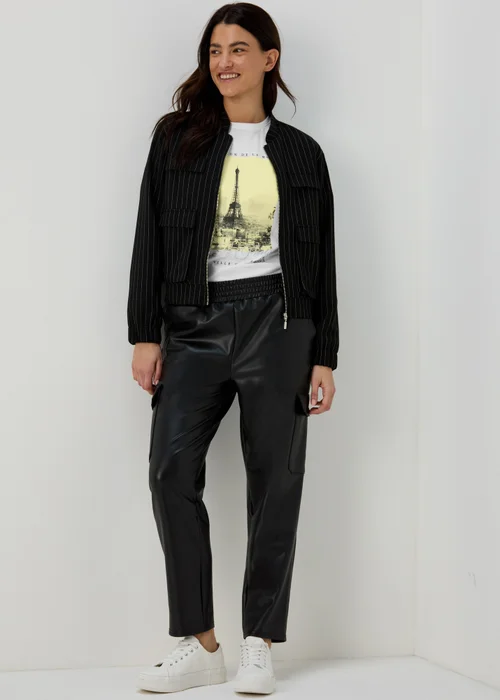 White Paris Foil T Shirt - Size 8 Image 4