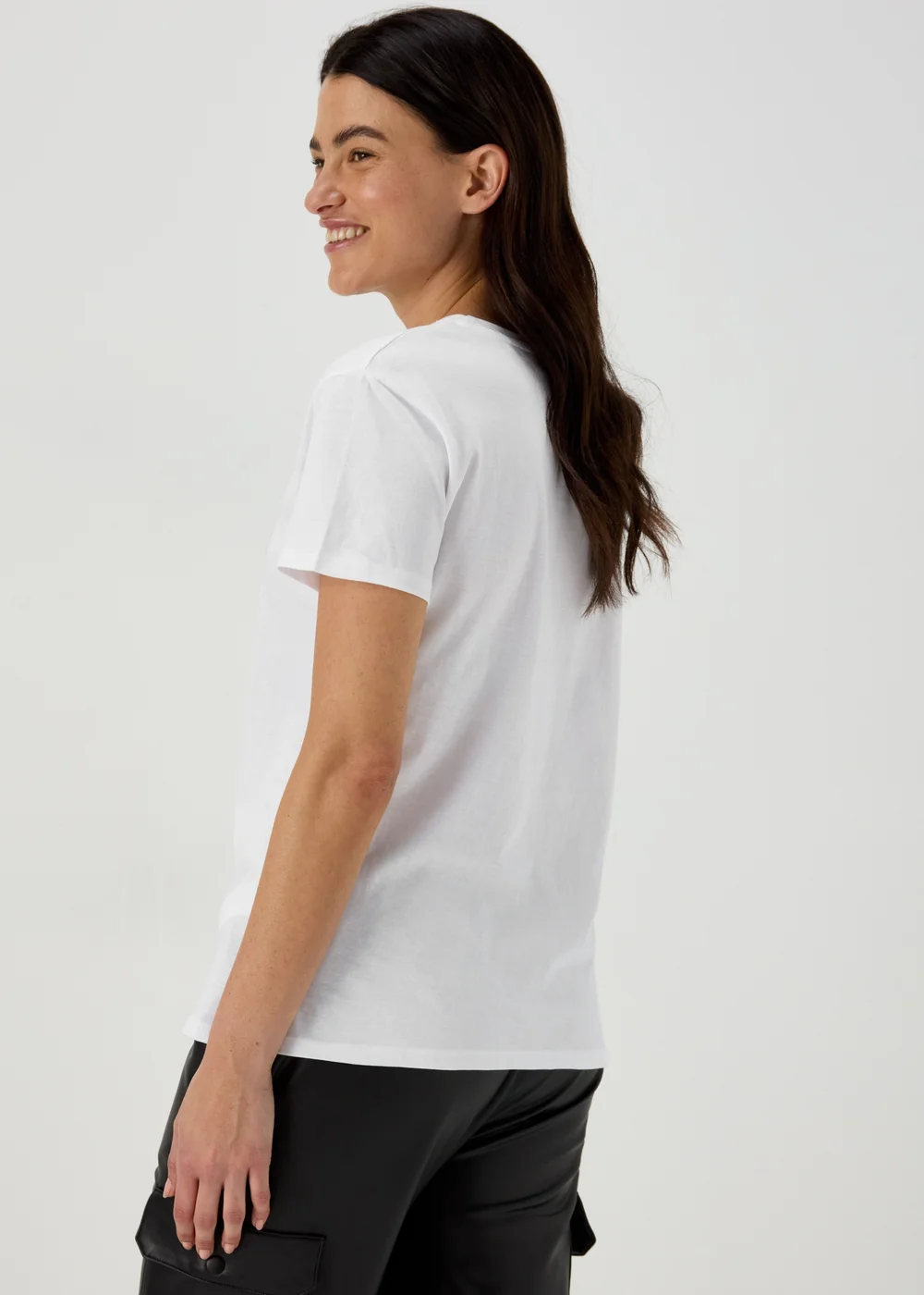 White Paris Foil T Shirt - Size 8 Image 2