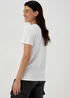 White Paris Foil T Shirt - Size 8 Image 2