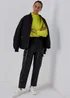 Lime Rib High Neck Top - Small Image 4