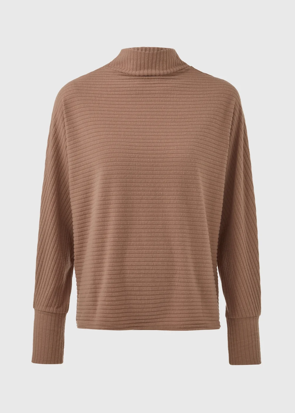 Natural Rib High Neck Top - S Image 5