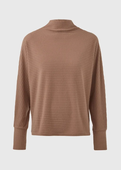 Natural Rib High Neck Top - S Image 5