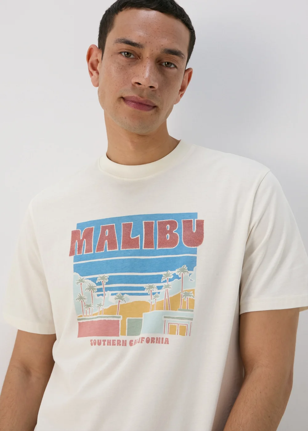 Ecru Malibu T-Shirt - S Image 3