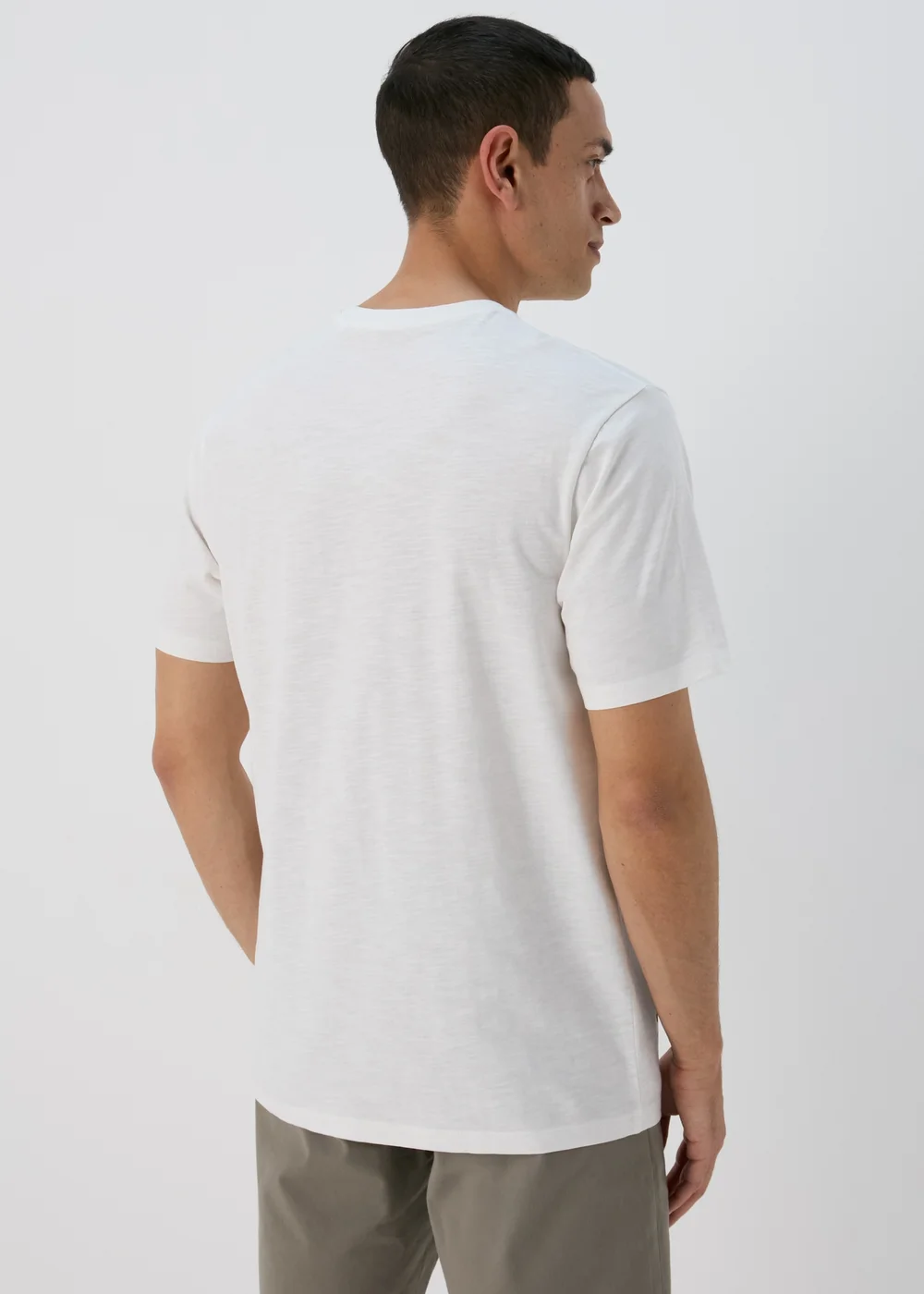 Ecru Abstract T-Shirt - S Image 2