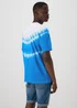 Blue Tie Dye T-Shirt - S Image 2