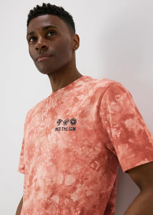Orange Tye Dye T-Shirt - S Image 3